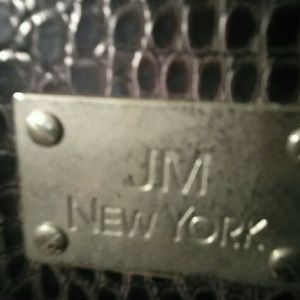 JM purse Alligator Pattern Leather  like